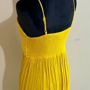Yellow summer dress